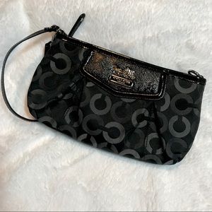 Black Coach Wristlet
